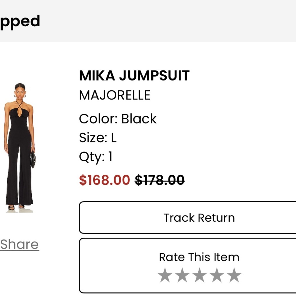 Majorelle Black Mika Jumpsuit